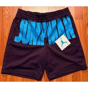 Jordan Jumpman Air Mesh Basketball Shorts Mens M 7" Grape AA4607-527